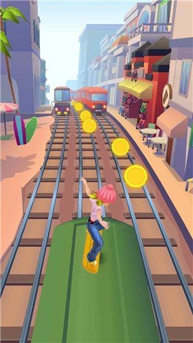 地铁3D冲刺游戏截图2