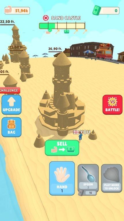 沙子城堡游戏截图3