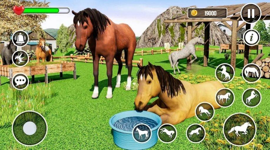虚拟野马动物模拟器游戏截图3