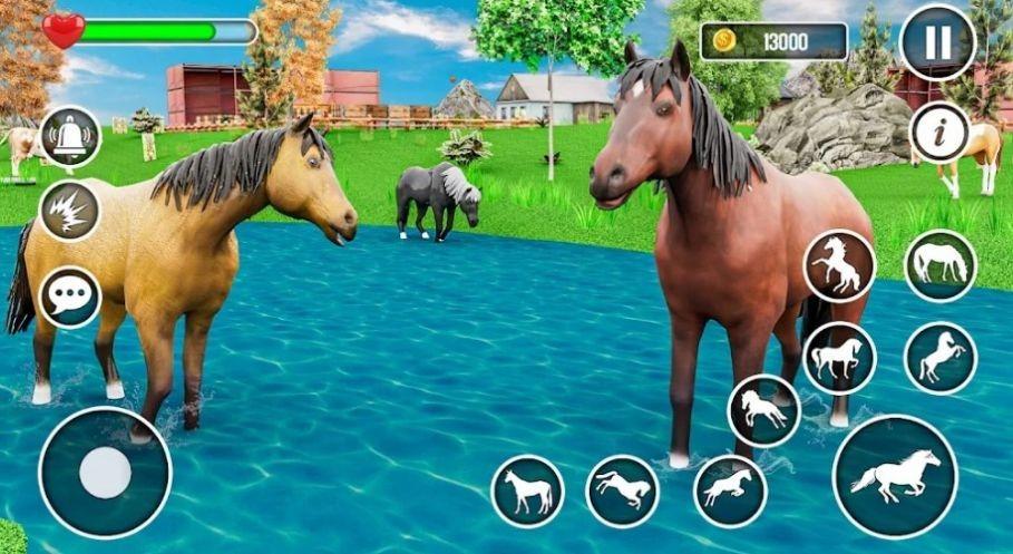 虚拟野马动物模拟器游戏截图1