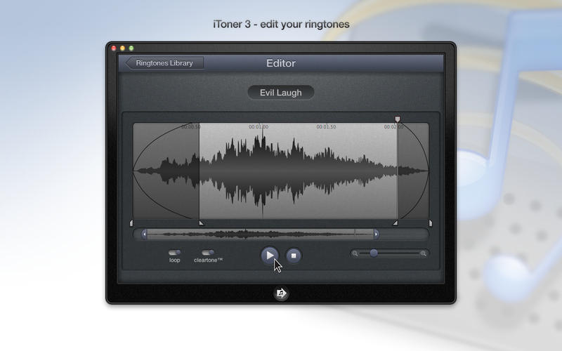 音频剪辑软件iToner for Mac