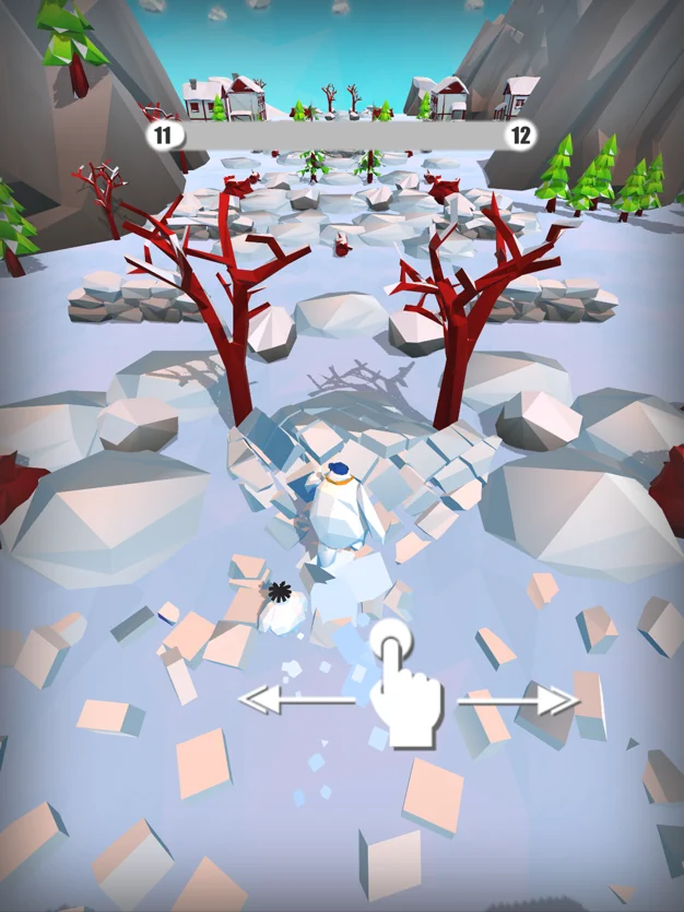 雪人保护大冒险：粉碎雪堆游戏截图2