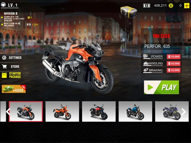 狂热摩托:暴力摩托车模拟驾驶赛车游戏游戏截图3