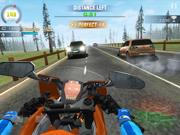 狂热摩托:暴力摩托车模拟驾驶赛车游戏游戏截图2