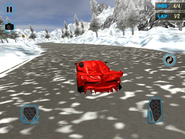 兰博基尼汽车雪地赛车游戏截图5