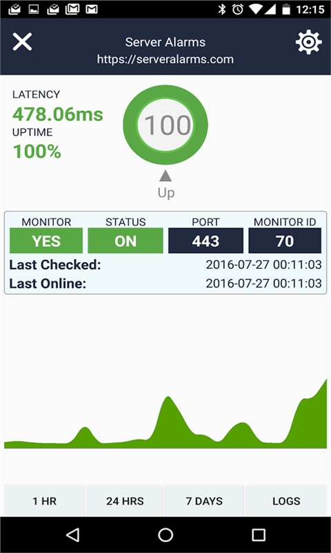 服务器监视Uptimev1.0.1Android版