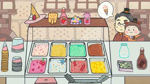 冰淇淋甜品铺游戏截图1