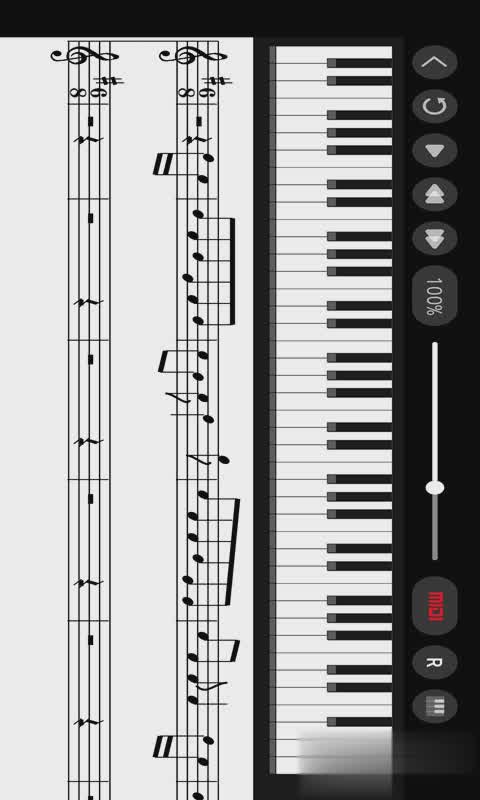 MIDI五线谱图一