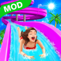 水上乐园滑梯竞速免广告icon图