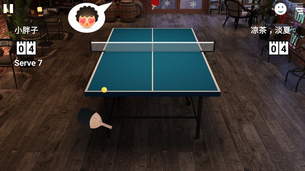 虚拟乒乓球中文版图一