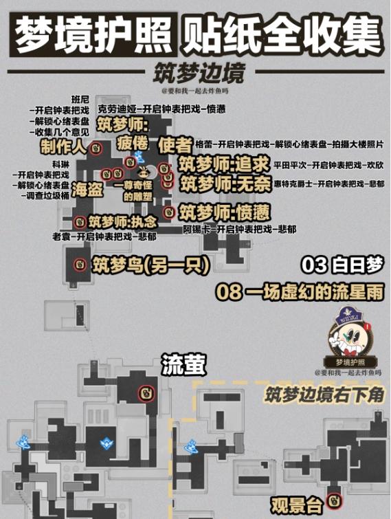 《崩坏星穹铁道》梦境护照贴纸全收集攻略