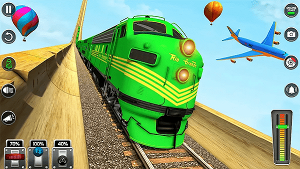 特技火车(Train Stunt Game)手机单机游戏截图二